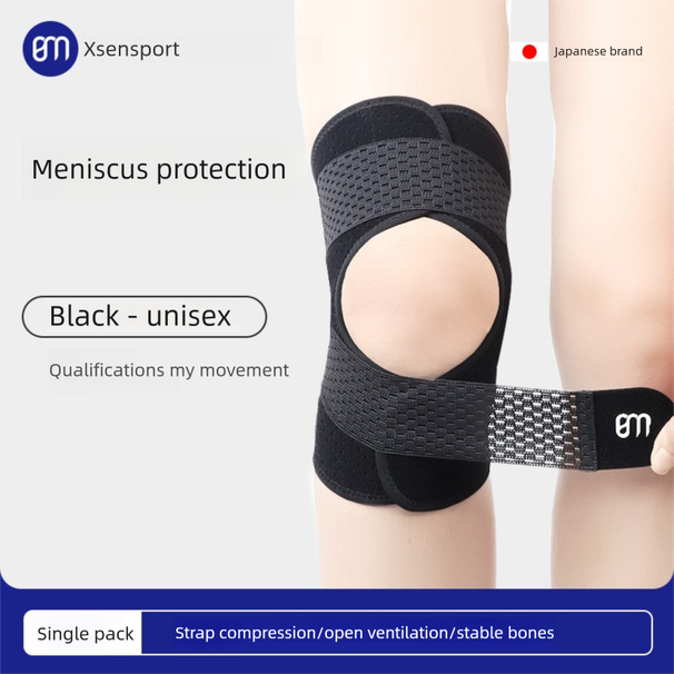 Joelheiras profissionais de basquete masculinas e femininas de marca japonesa com proteção para menisco e articulações._voghion.com