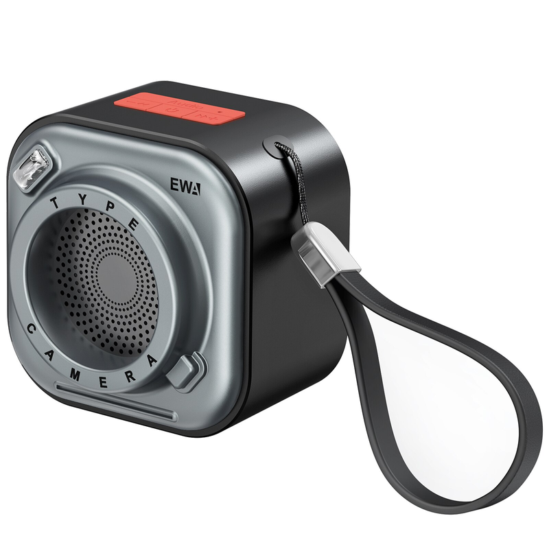 EWA A110 Small Bluetooth Speaker with Stereo Sound Portable Wireless Flashlight 12 Hour Playtime Support TF Card Mini Speaker_voghion.com