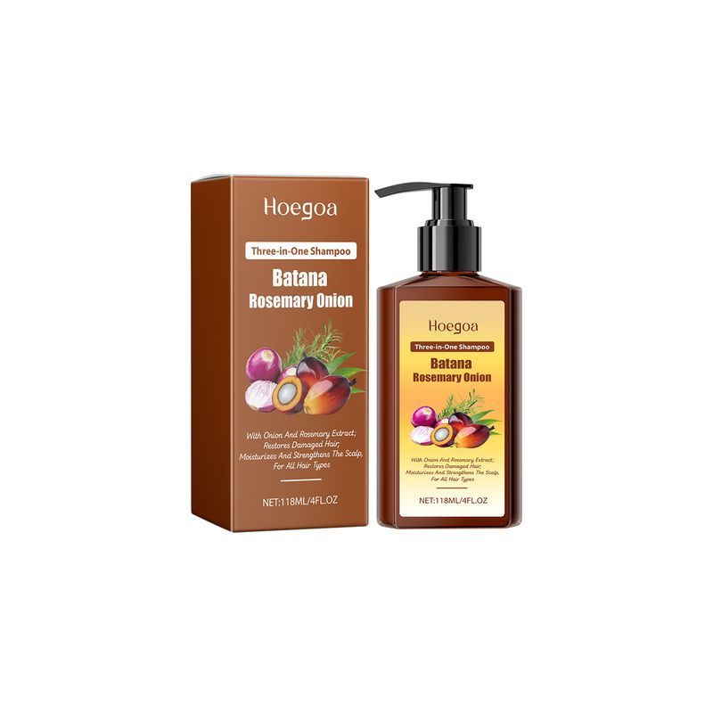 3in1 Batana Rosmarin Shampoo Haarwachstum Anti-Verlust Beruhigende Kopfhaut Tiefenreinigung Stärkung der Haarwurzel Reparatur Nährendes Shampoo_voghion.com