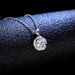 Collana con ciondolo in moissanite in argento Tancise Personality, regalo classico per le feste da donna_voghion.com