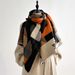 Women's Trendy High-End Elegant Scarf Cashmere High-Value Design Geometric Print Shawl_voghion.com