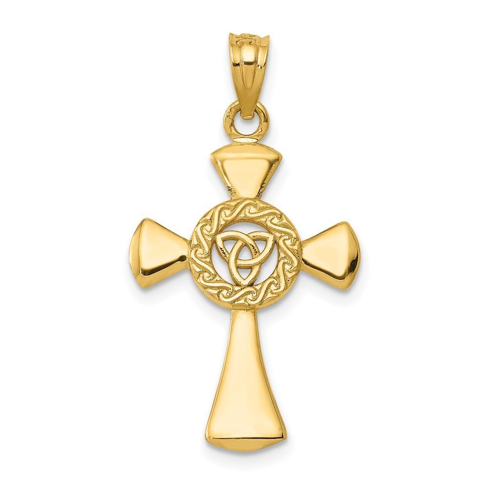 14k Celtic Cross Pendant_voghion.com