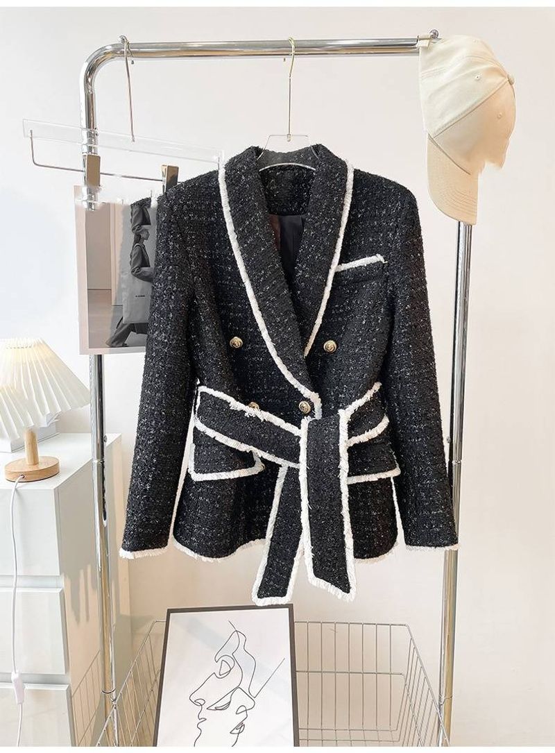 Women's Clothing tweed waist slimming women's shorts suit_voghion.com