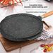 Home-Use Aluminum Non-Stick Round Teppanyaki Pan – For Steak, Pizza & Baking_voghion.com