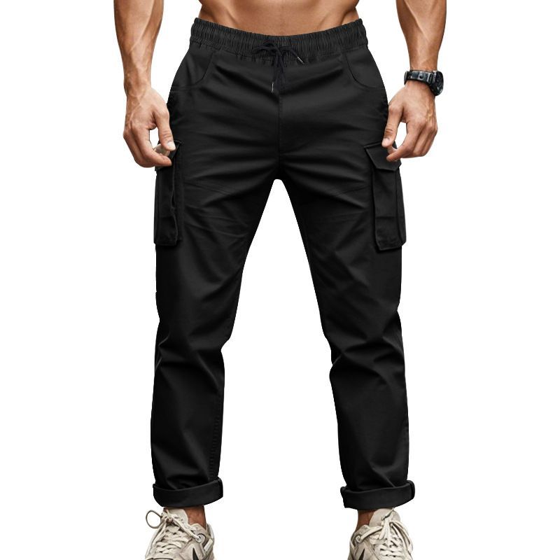Pantaloni da jogging casual in stile americano, stile cargo tattico da uomo, per attività all'aperto, primavera e autunno 2025_voghion.com