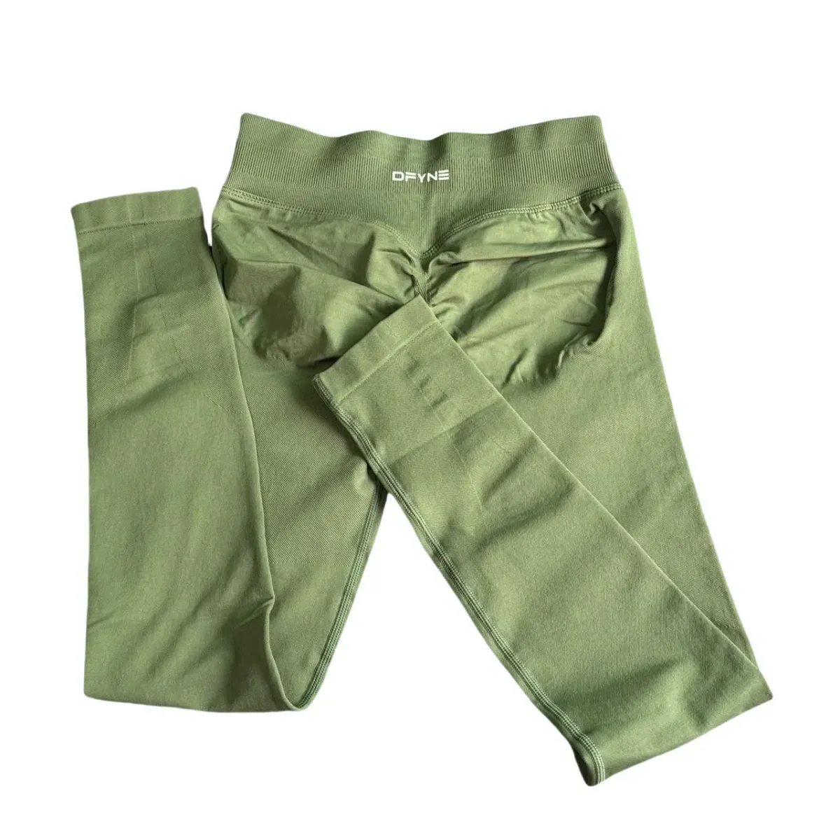 Dámské legíny Dynamic Impact, bezešvé, s nízkým žebrováním, do posilovny, s elastickým pásem, vysoce elastické_voghion.com