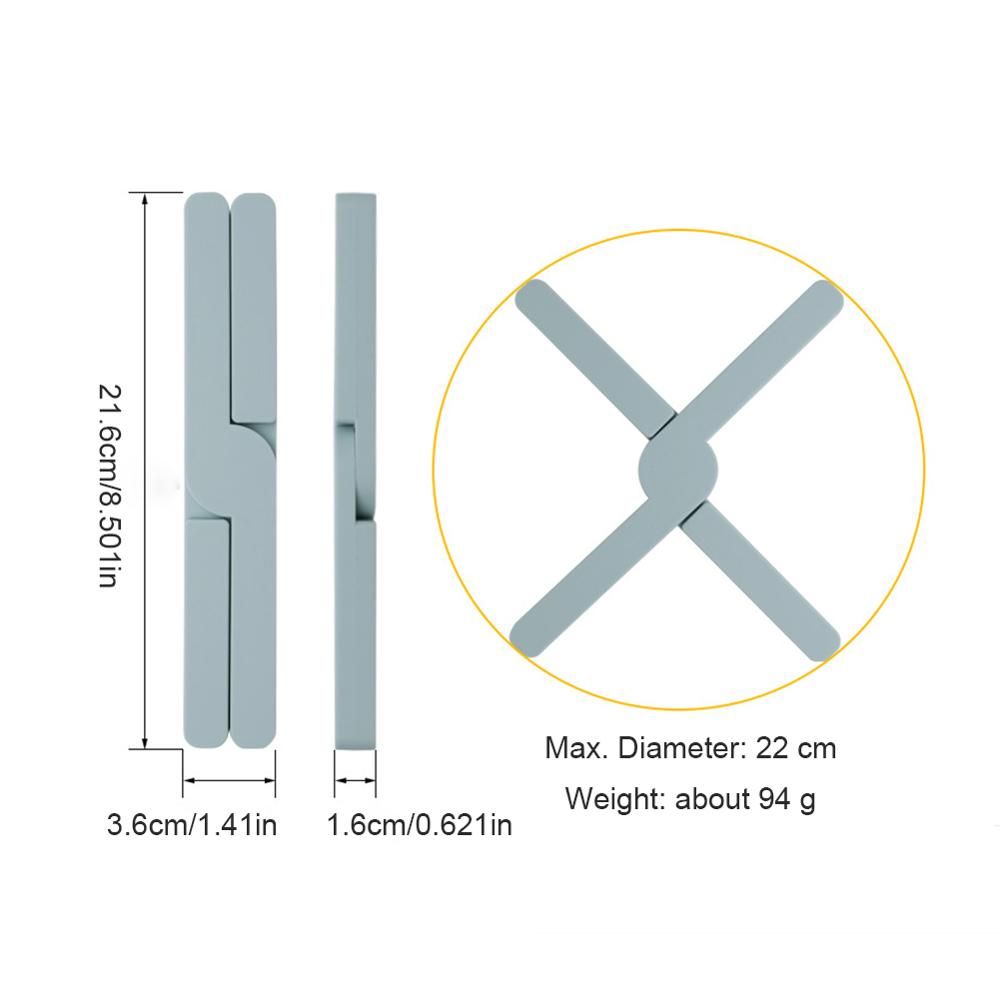 Lot de 2 dessous de plat pliables, antidérapants et résistants à la chaleur, servant également de dessous de plat en croix ou de sous-verre. Accessoires de cuisine_voghion.com