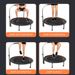 For Foldable 440lbs Adjustable Foam Handle With 48 Trampoline Load Rebounder Exercise Mini Adults Fitness Max 330lbs Trampoline_voghion.com
