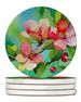 Arkansas Blossom In Watercolor Large Sandstone Coasters Pack Of 4 Absorbent Round Coasters Decor Gifts For Men Or Women, 4 In, Multicolor_voghion.com