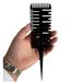 Sand flesh black pointed tail fish bone three sided multifunctional clipper comb, hair salon exclusive 50042_voghion.com