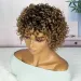 180% Περούκα Ανθρώπινων Μαλλιών Κοντή περούκα Jerry Curly Bob Cut με κτυπήματα 180% Πυκνότητα Περούκα χωρίς δαντέλα Περούκα ανθρώπινου μαλλιών Φυσική γραμμή μαλλιών με μωρό μαλλί μπορντό χρώμα_voghion.com