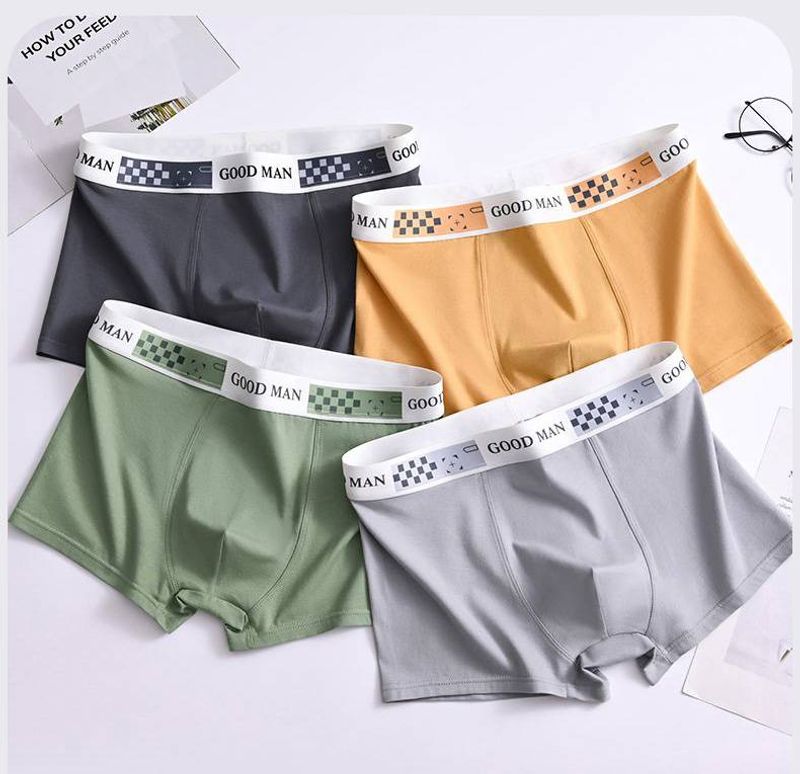 4-delne boksarice, velike, brezšivne, bombažne, moške, poletne, tanke, velikosti L-6XL_voghion.com