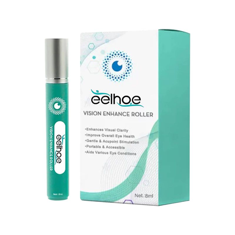 EELHOE Vision Enhance Roller, Relax Eye Vision Relieve Dry Eye Fatigue Care Massage Roller_voghion.com