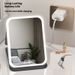 Luxury Handheld Vanity Mirror With LED Lights – Diamond-Studded & Non-Distortion Makeup Mirror For Home, Travel, Car, And Gifts_voghion.com