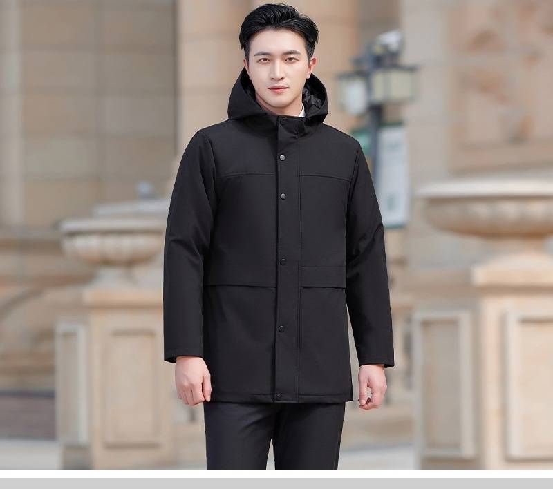 "Heavy-Duty Winter Work Jacket For Property Management & Security – Men’s & Women’s Professional Parka"_voghion.com