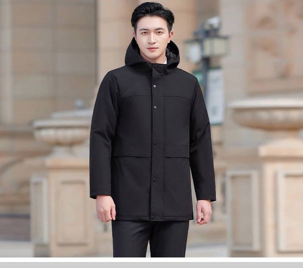 "Heavy-Duty Winter Work Jacket For Property Management & Security – Men’s & Women’s Professional Parka"_voghion.com