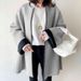 Women's Clothing Spot 5 colors solid color jacket thickened composite jacket 2024 autumn and winter new loose small jacket_voghion.com