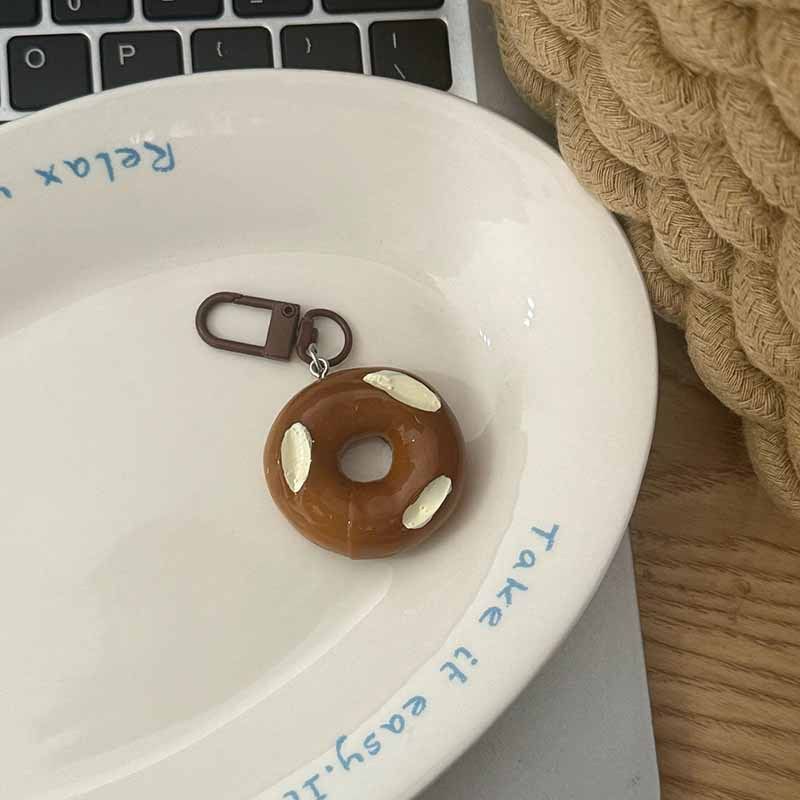 Glücklich in der Gärung! Imitation alkalisches Wasser Brot Croissant Schlüsselanhänger Spaß Student Nischentasche Anhänger kleines Geschenk_voghion.com