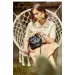 Simple Temperament Single Shoulder Messenger Leather Top Layer Cowhide Bucket Women Bag_voghion.com