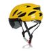 Food Delivery Rider Helmet With Visor - Lightweight One-Piece Design Multi-Ventilation For Summer Adjustable & Breathable Safety Helmet_voghion.com