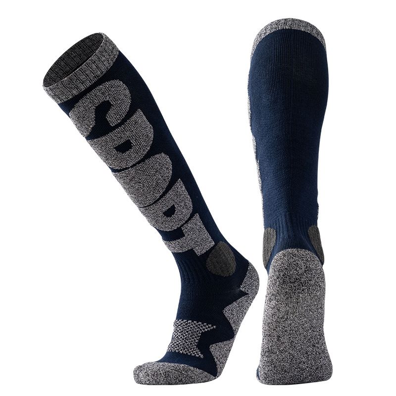 Calcetines de esquí cálidos por encima de la rodilla adecuados para snowboard, deportes al aire libre, calcetines de senderismo de tubo largo, calcetines de rendimiento_voghion.com