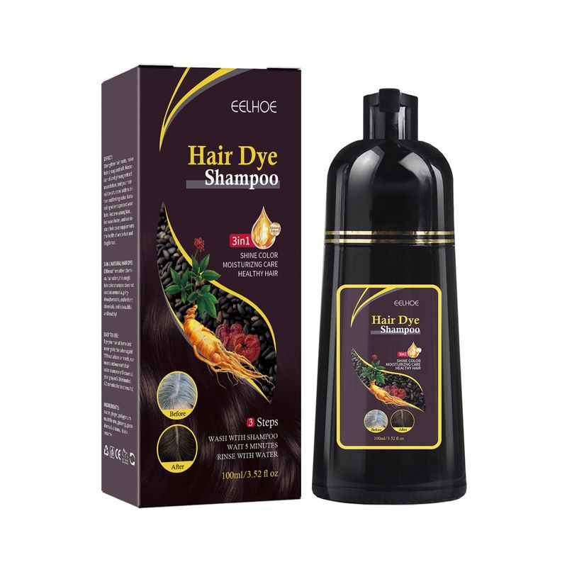 EELHOE Siyah Saç Şampuanı Polygonum multiflorum özü siyah saçları besleyen temizleyici, onarıcı ve yumuşatıcı şampuan_voghion.com