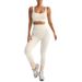 Quick-Drying Clothing Set Shockproof Sports Bra Vest Yoga Pants Fitness Trousers_voghion.com