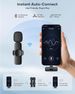 2 Pack Wireless Lavalier Microphone For Phone Pad And Android Phone, Lapel Mic Plug And Play Wireless Mic Noise Reduction Mini Microphone For Video_voghion.com