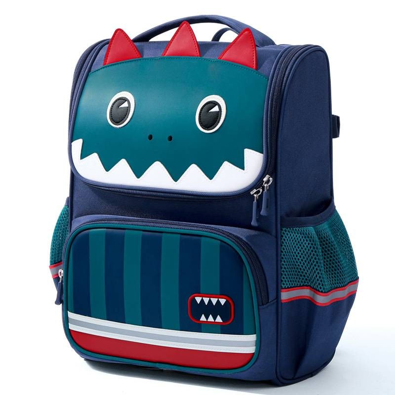 Cartoon schoolbag for elementary school students, boys, grades 1, 2, 3 to 6, children's school enrollment backpack_voghion.com