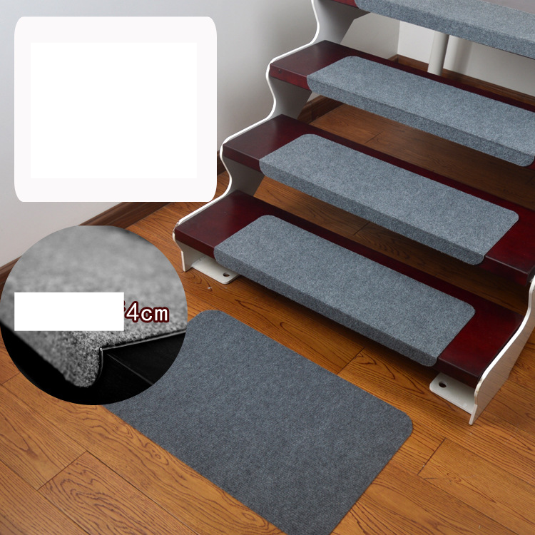 Tapis d'escalier Tapis de marche TPR Tapis antidérapant auto-adhésif sans colle Tapis de sol brossé en relief pour une utilisation répétée_voghion.com