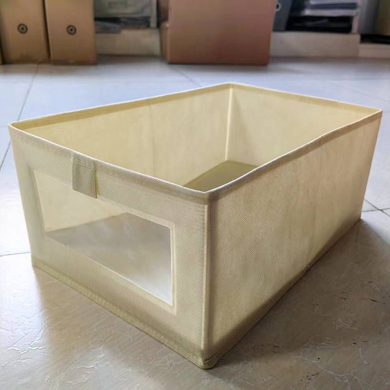 ​Foldable Fabric Storage Bin - Large Capacity Closet Organizer For Underwear & Clothes (Breathable, Space-Saving, Multi-Use)​​_voghion.com