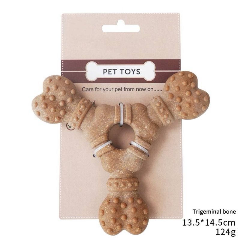 Dog Chew Toy:Bone-shaped,Durable,Teeth-Cledning,self-entertaining For Small Medium Dogs_voghion.com
