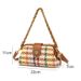 autumn And Winter New Style Women's Small Batch Design Canvas Chain Shoulder Crossbody Bag, High-end Zippered Mini Square Bag_voghion.com