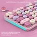 Wireless Keyboard And Mouse Set – Cute Pink Retro Style, Silent Mechanical Keys For Office/Girls (Bluetooth 5.0, Ultra-Thin, Plug & Play)_voghion.com