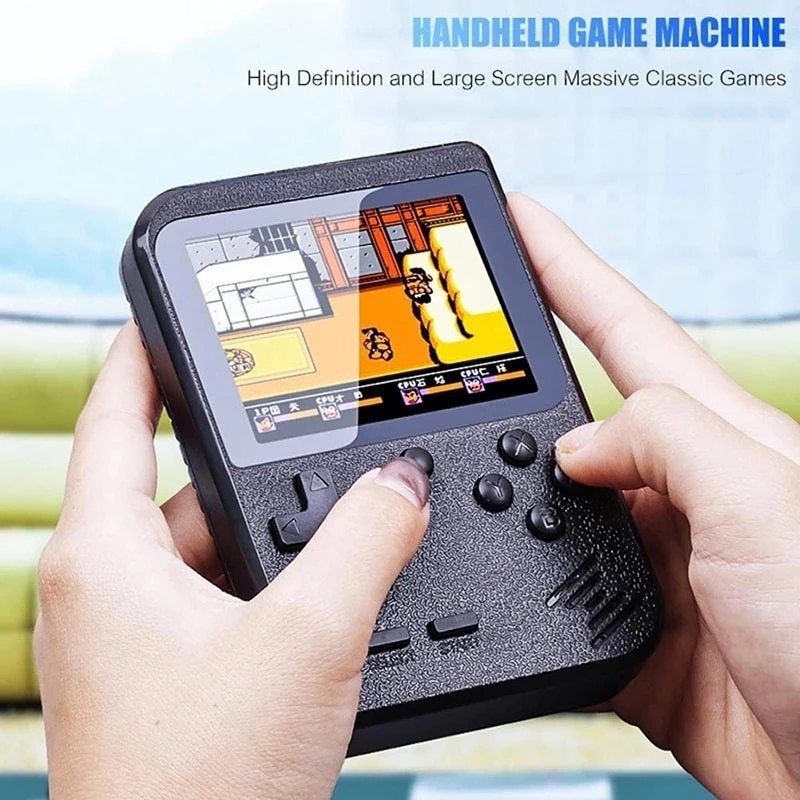 Nostalgic 400 in one classic mini handheld for children's puzzle TV game console_voghion.com