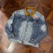 Vintage Denim Trucker Jacke – Unisex Distressed Oversized Mantel mit klassischem Kragen für Retro Streetwear_voghion.com