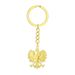 Portachiavi con stemma dell'aquila polacca - Accessorio decorativo in acciaio al titanio in stile nazionale retrò per uomini e donne_voghion.com