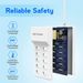 50W 2.4A/1A 10-Port USB Charging Station With Intelligent Short Circuit Protection & Intelligent Current Distribution - Desktop USB Charger Hub_voghion.com