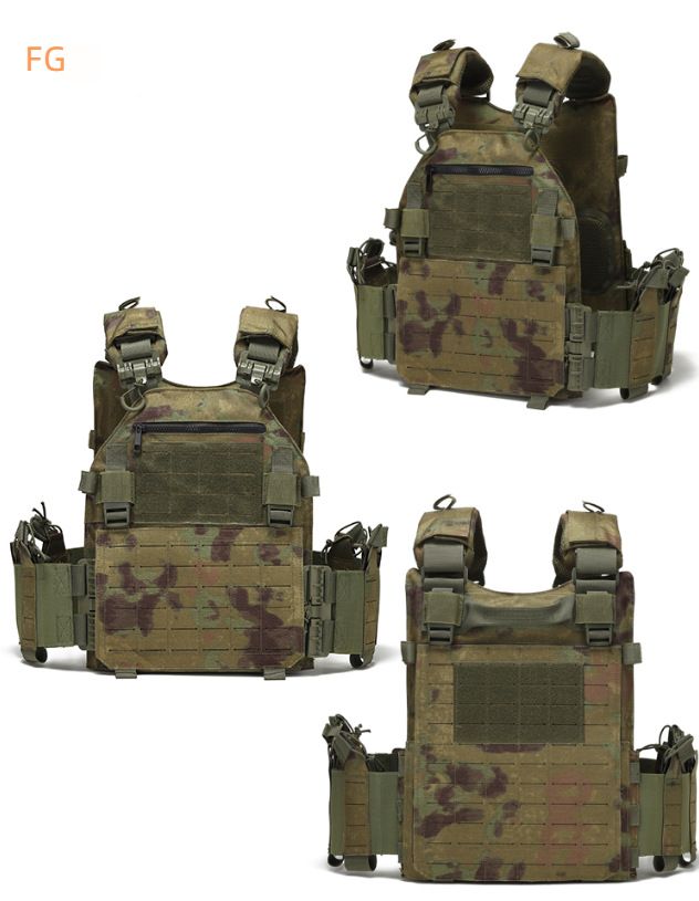 Men's Bags 1000D Composite Laser Cutting MOLLE Quick Release Tactical Vest Heavy Duty Military Fan Wargame Chest Hanging_voghion.com