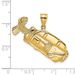 14K 2-D And Polished Golf Bag Charm_voghion.com