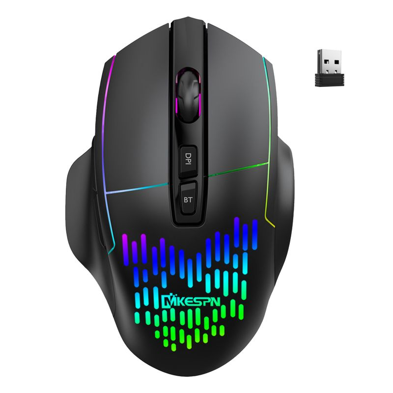 X11 Wireless Noiseless Sensitiv Ergonomisk Bluetooth-kompatibel Treläges drivrutinsfri Type-C-mus för bärbar dator_voghion.com