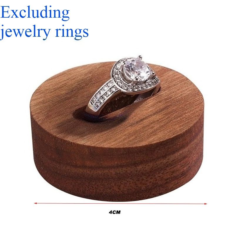 Espositore per anelli in legno di noce, espositore per gioielli, porta anelli, vassoio portaoggetti per anelli_voghion.com