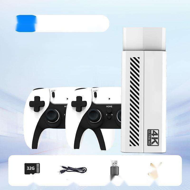 【 Dual Joystick Silky 】 Game Console Classic High-definition Arcade PS Red And White Machine Childhood_voghion.com