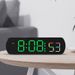 Minimalist Electronic Creative Multifunctional LED Alarm Temperature Jumping Seconds Display Countdown Bedside Clock_voghion.com