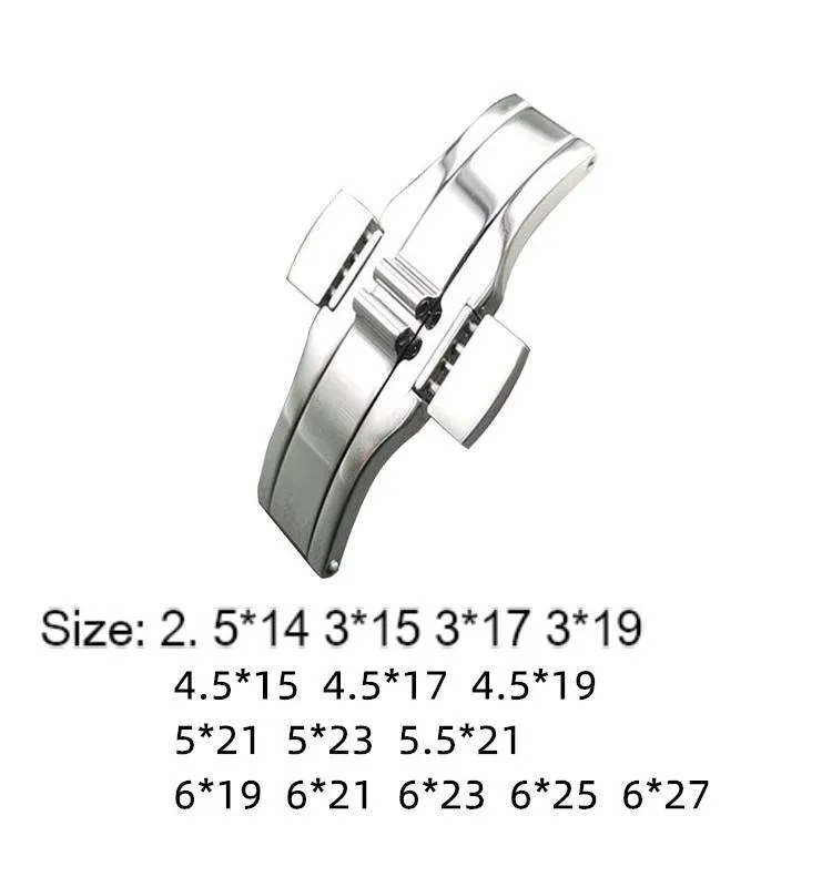 T41 pulksteņa sprādze Nerūsējošā tērauda dubultspiedes loks T035 pulksteņa sprādze Četru torija dubultspiedes siksnas savienojuma sprādze_voghion.com