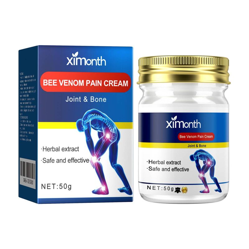 Ximonth Bee Venom Joint Care Cream, Relieve Lumbar Knee Muscle Pain Joint Care Cream_voghion.com