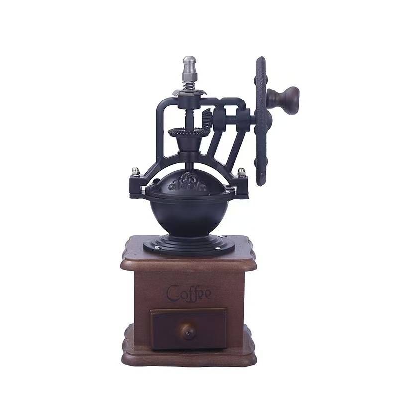 With A Light Luxury And Vintage Style, Experience All The Charm Of A Hand-crank Coffee Machine._voghion.com