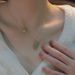Collana VENERE di giada di Hetian Pace e gioia Catena della clavicola Ins Moda Design elegante Gioielli Dropshipping Wh_voghion.com