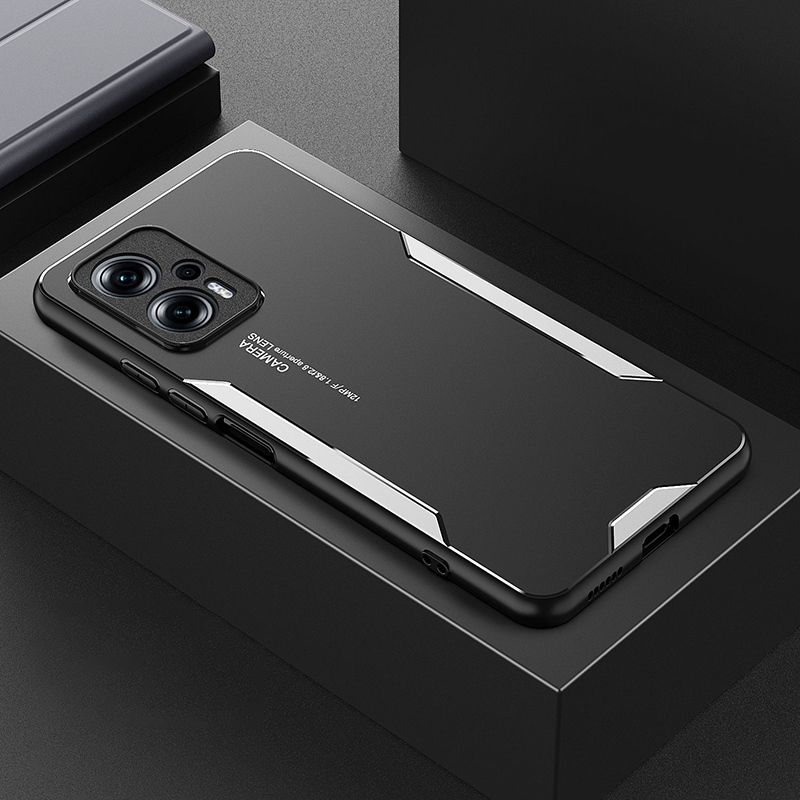 Custodia in metallo di alluminio per Xiaomi Poco F4 X4 GT X4 NFC Custodia protettiva in silicone opaco Custodia protettiva per telefono per Poco M4 Pro 5G C_voghion.com