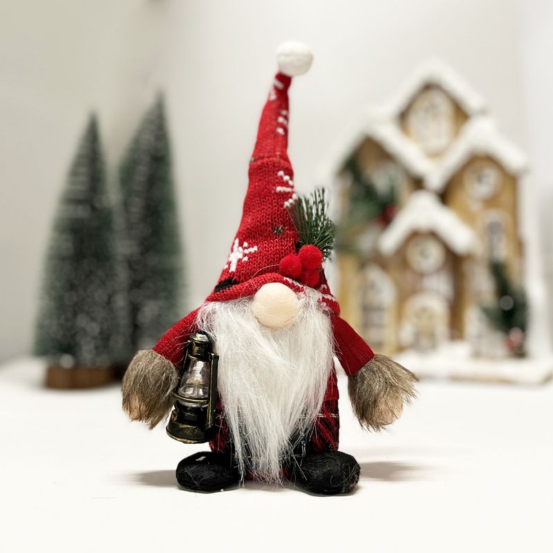 Decorațiuni noi: Ornament pitic, Pălărie curbată tricotată în formă de ghemotoc de păr, Păpușă americană fără chip_voghion.com